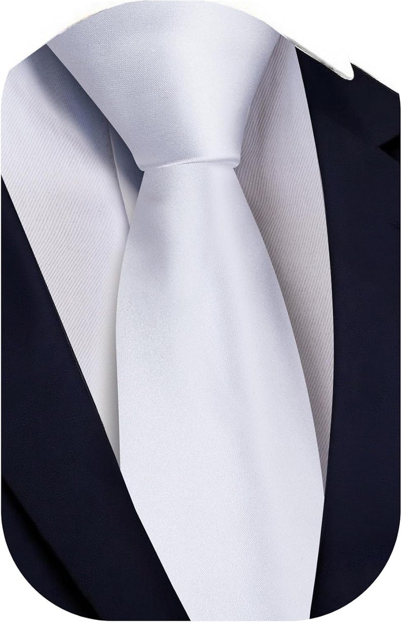 Ailisus Store Boys Tie Solid Color Silk Satin Pre-tied Kids Necktie for Age 8-12 Adjustable Formal Wedding School Graduation - Image 1